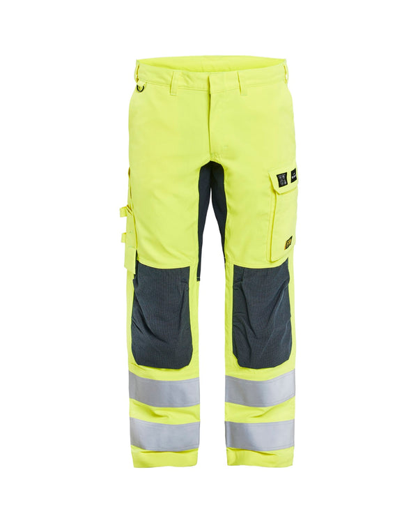 1788 Multinorm werkbroek stretch Inherent - High Vis Geel/Marineblauw