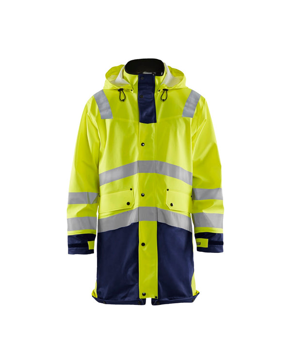 4326 Regenjas High Vis LEVEL 3 - High Vis Geel/Marineblauw