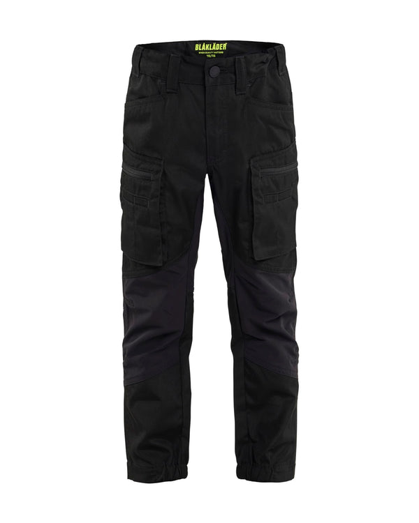 5220 Kids Werkbroek stretch - Zwart