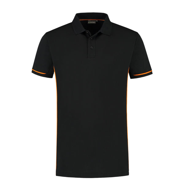 Santino Poloshirt Carsen+ - Black / Orange