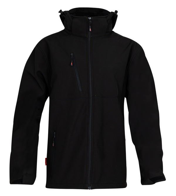 Enrique 6100 softshell jas - zwart