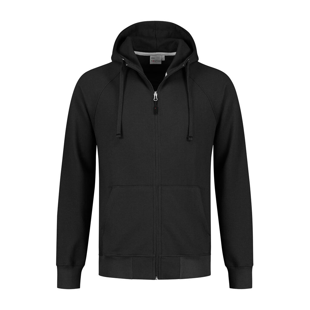 Santino Hooded Sweatvest Reno - Black