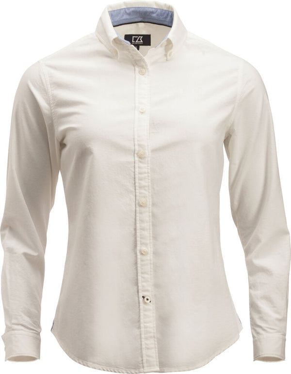 Cutter & Buck Belfair Oxford Shirt Women - Wit