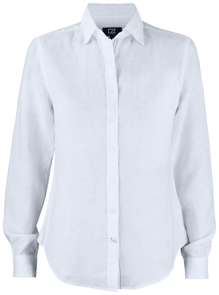 Cutter & Buck Summerland Linen Shirt Women - Wit