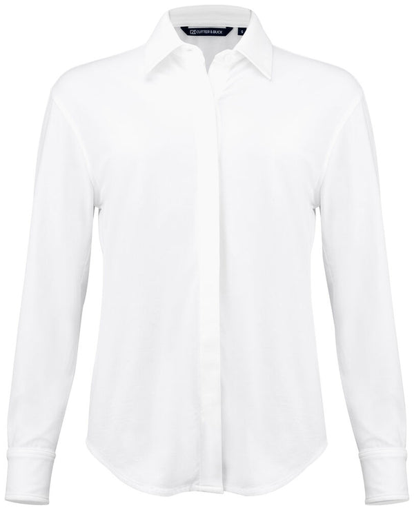Cutter & Buck Hedley Stretch Shirt Women - Wit