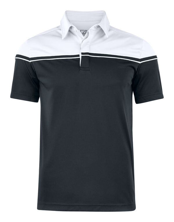 Cutter & Buck Seabeck Polo Men - Zwart/wit