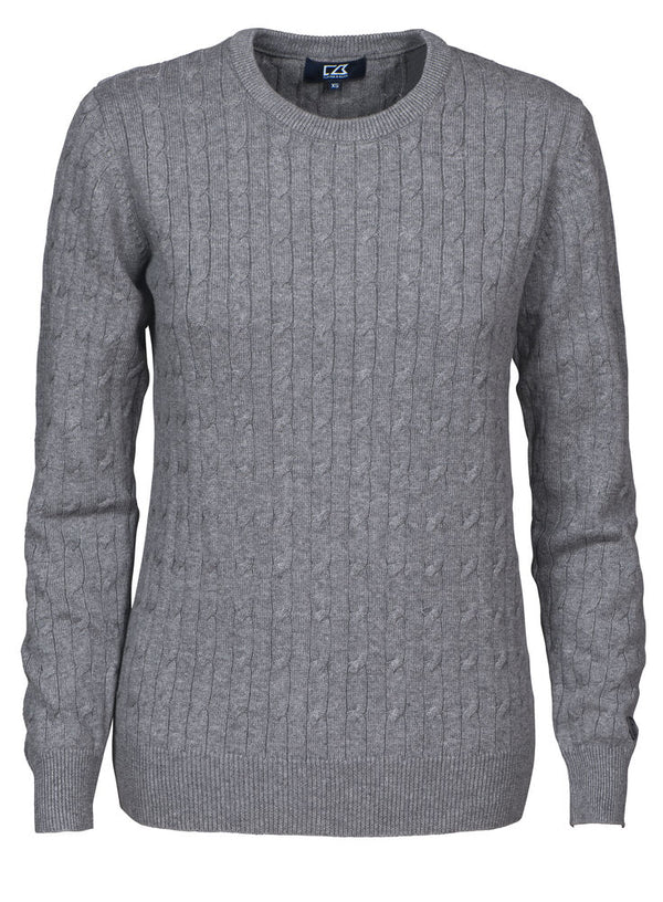 Cutter & Buck Blakely Knitted Sweater Women - Grijsmelange