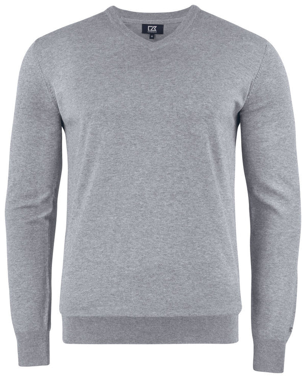 Cutter & Buck Oakville V-Neck Men - Grijsmelange