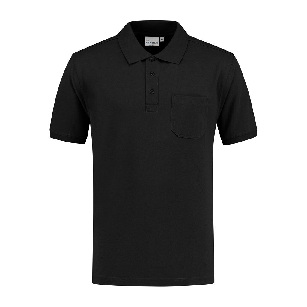 Santino Poloshirt Lenn - Black
