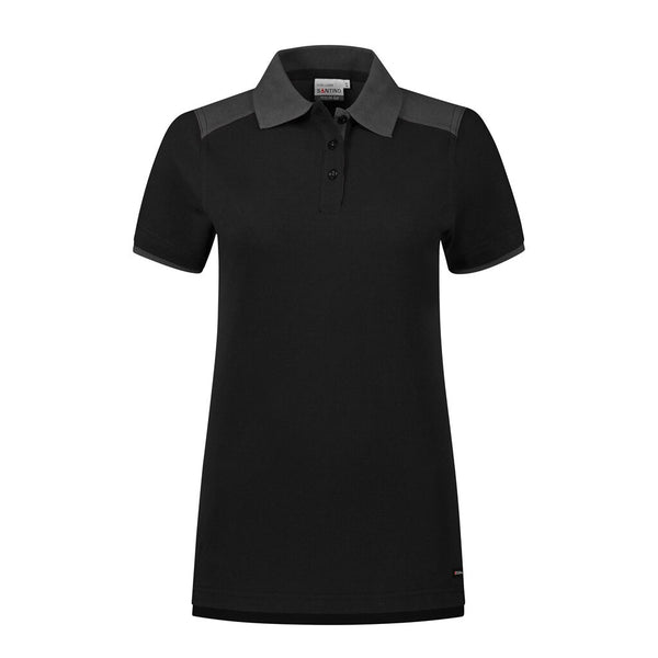 Santino Poloshirt Tivoli Ladies - Black / Graphite