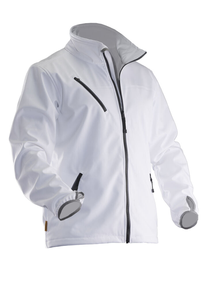 Jobman 1201 Light softshell jacket - Wit