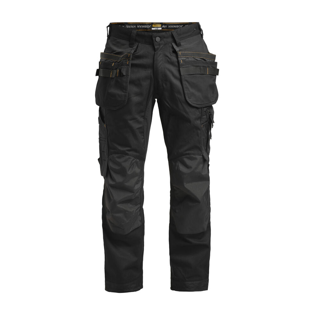 Jobman 2164 Stretch trousers hp - Zwart/zwart