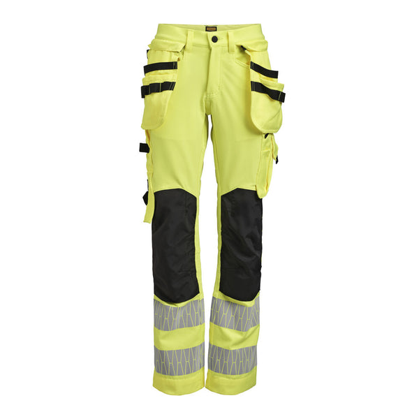 Jobman 2271 Hi-vis women trousers hp - Geel/zwart