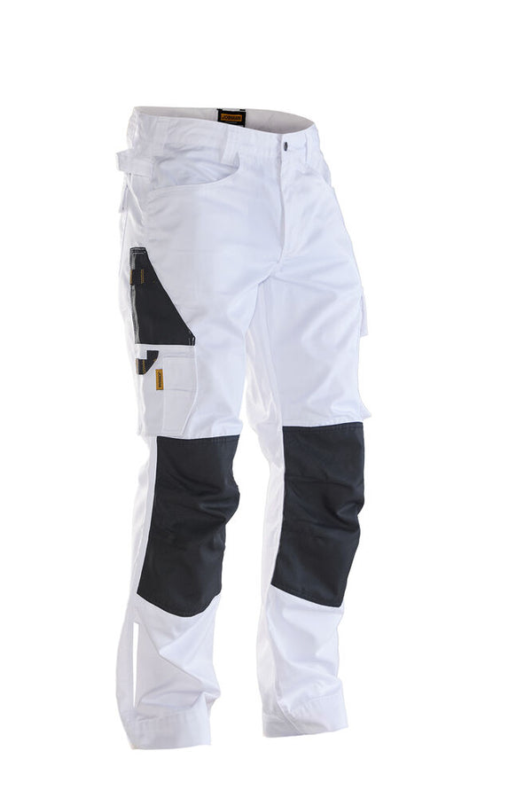 Jobman 2321 Service trousers - Wit/zwart