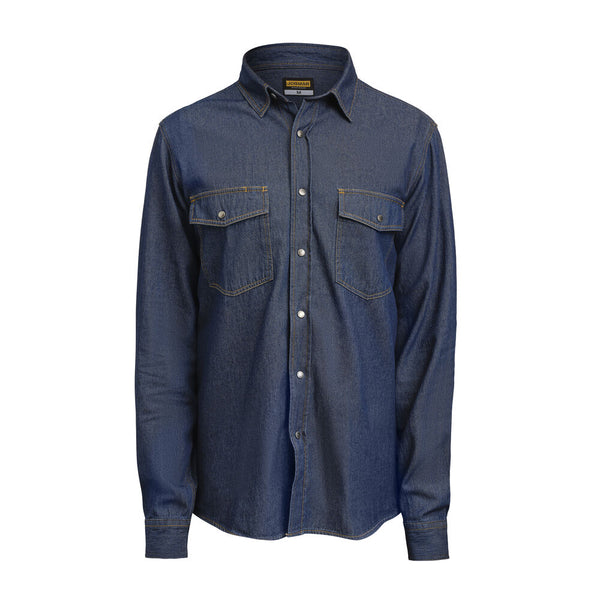 Jobman 5139 Denim shirt denim blauw - Jeansblauw
