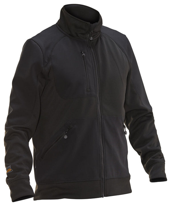 Jobman 5304 Jacket spun dye - Zwart/zwart