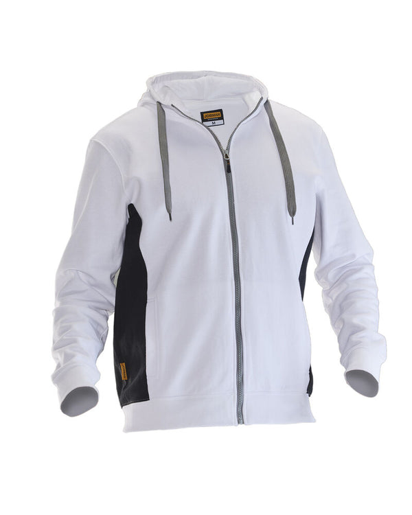 Jobman 5400 Sweatshirt hoodie - Wit/zwart
