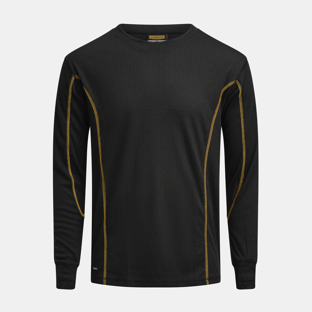 Jobman 5570 Underwear top roundneck - Zwart