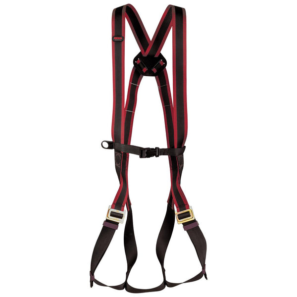 Alpen harnas 1D - zwart/rood