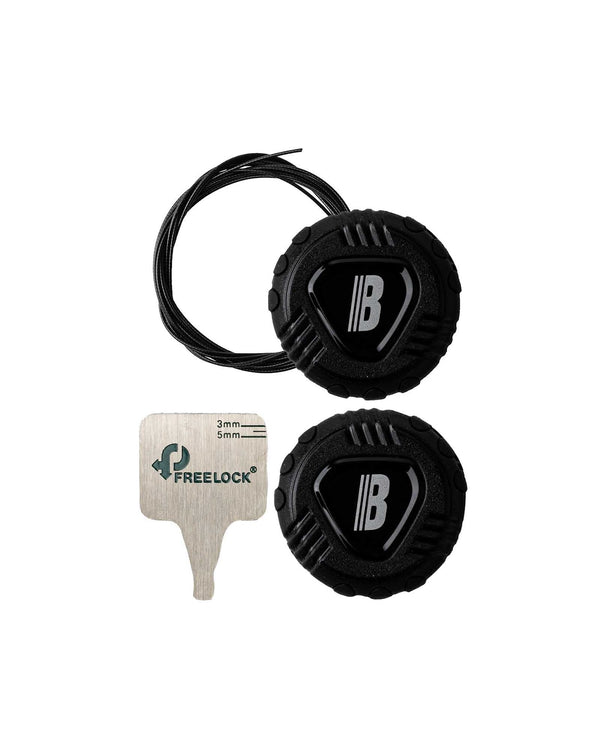 B105 Reparatieset Freelock zijkant hoge veiligheidsschoenen - Zwart/Medium grijs