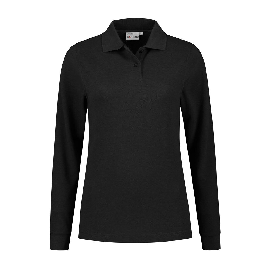Santino Poloshirt Matt Ladies - Black