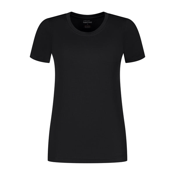 Santino T-shirt Etienne Ladies - Black
