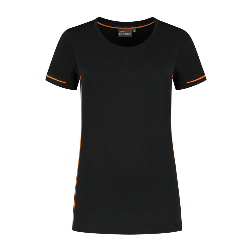 Santino T-shirt Cal Ladies - Black / Orange
