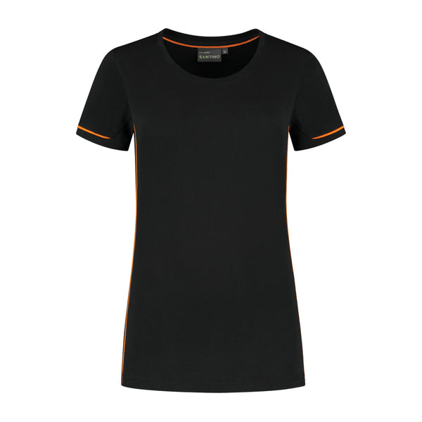 Santino T-shirt Cal Ladies - Black / Orange