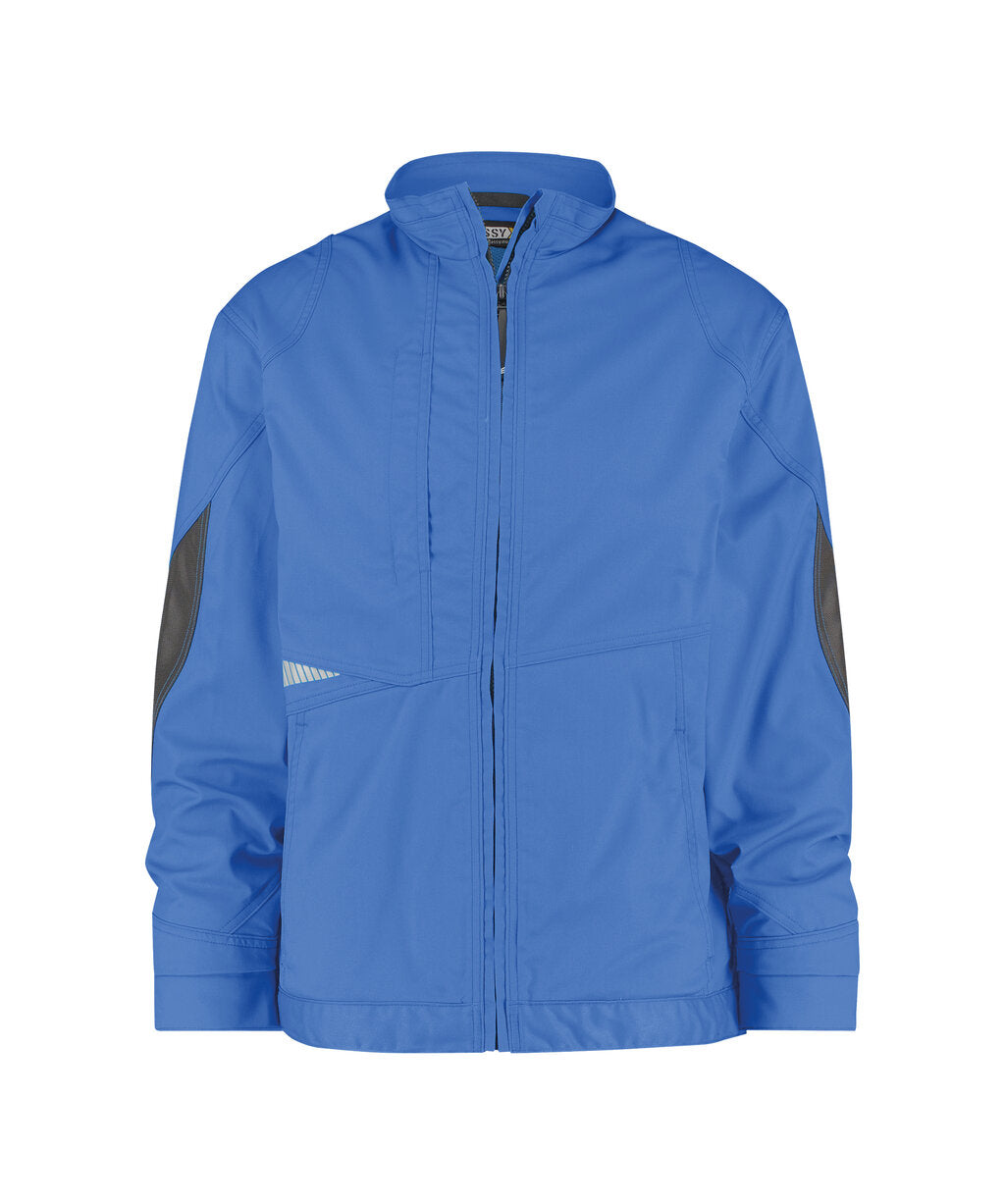 Atom 300403 werkvest - Azuurblauw/Antracietgrijs