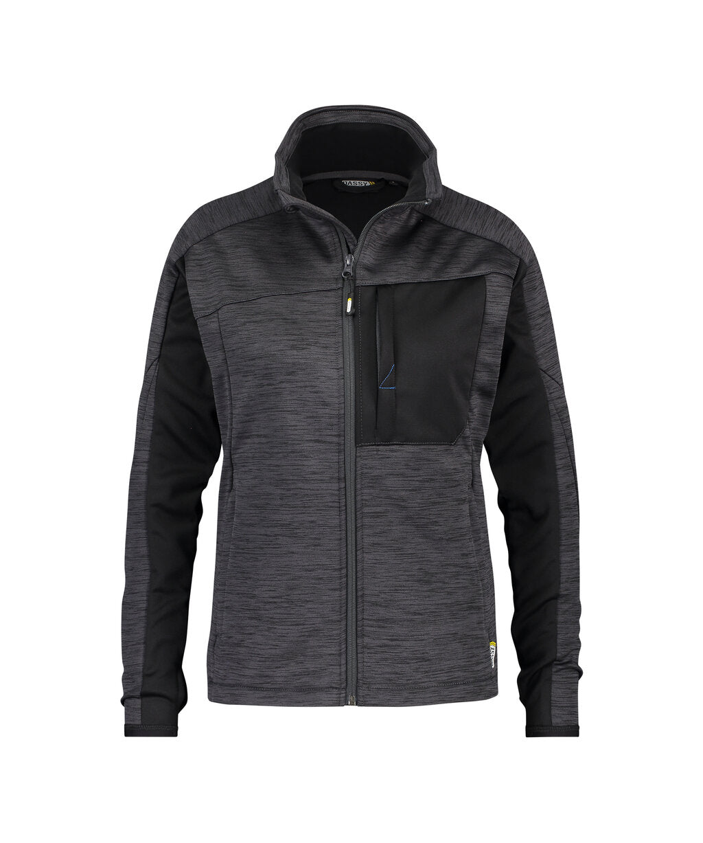 Convex Women 300474 midlayervest voor dames - antracietgrijs-zwart