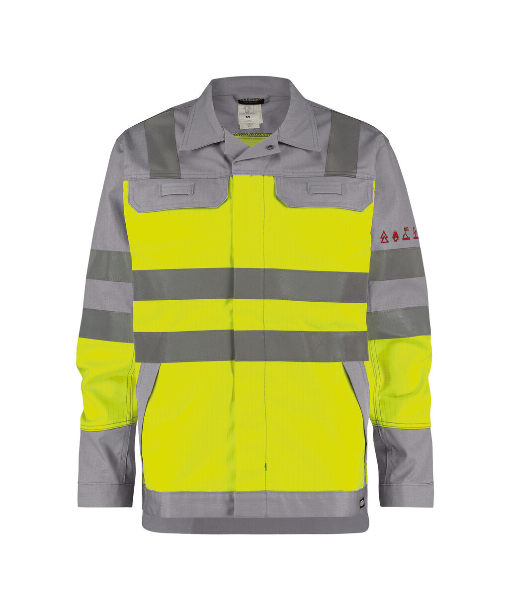Franklin 300374 multinorm hogezichtbaarheidsvest - Fluogeel/Grafietgrijs