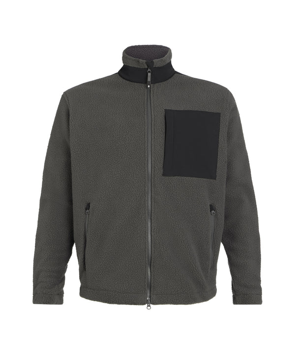 HAVEN 550005 pile jacket - Antracietgrijs/Zwart