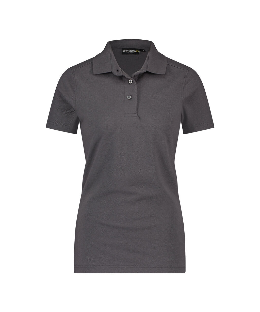 Leon Women 710006 polo voor dames - cementgrijs