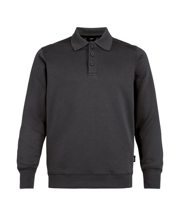 LUCID 550002 polosweater - Antracietgrijs
