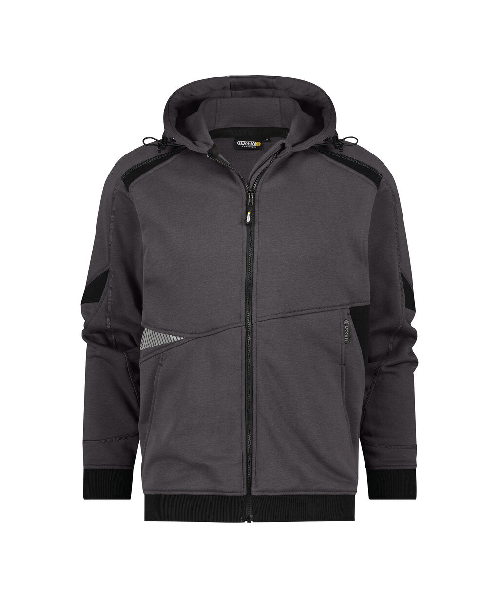 Lunax 300549 hoodie - Antracietgrijs/Zwart