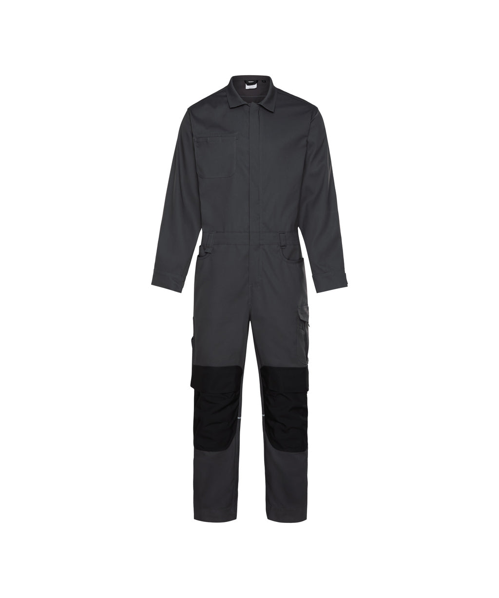 Moneo 100416 overall met kniezakken - Antracietgrijs/Zwart