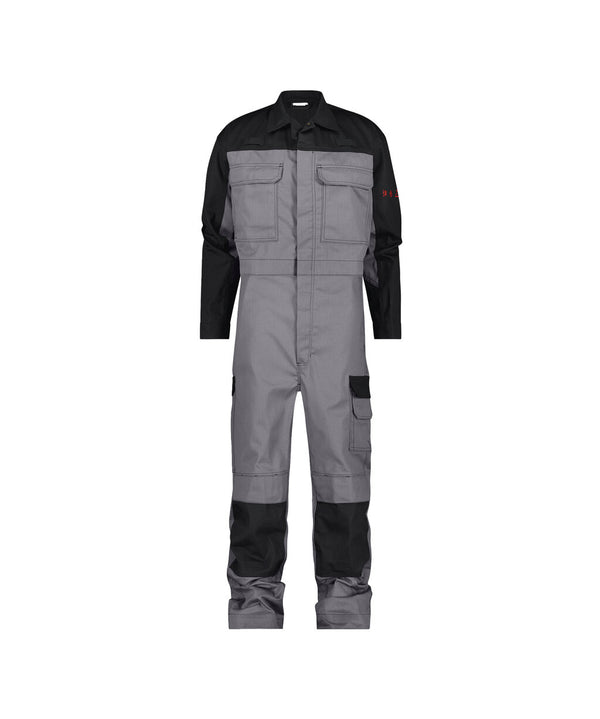 Niort 100333 multinorm overall met kniezakken - Grafietgrijs/Zwart