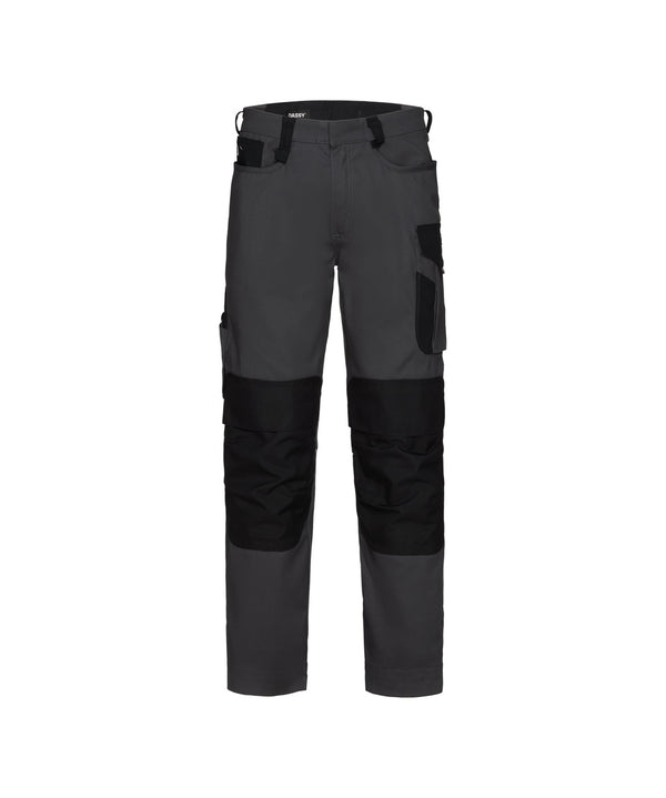 Ponti 201169 werkbroek met kniezakken - Antracietgrijs/Zwart