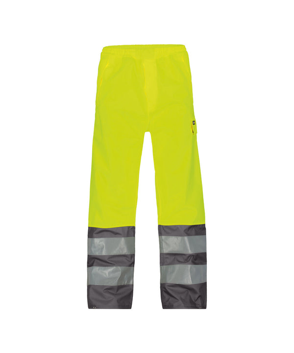 Sola 200881 hogezichtbaarheidsregenbroek - Fluogeel/Cementgrijs