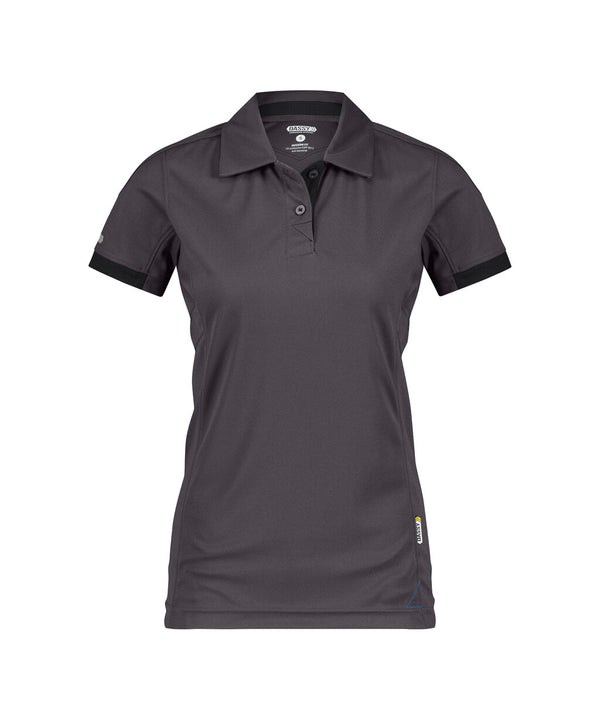 Traxion Women 710034 polo voor dames - antracietgrijs-zwart