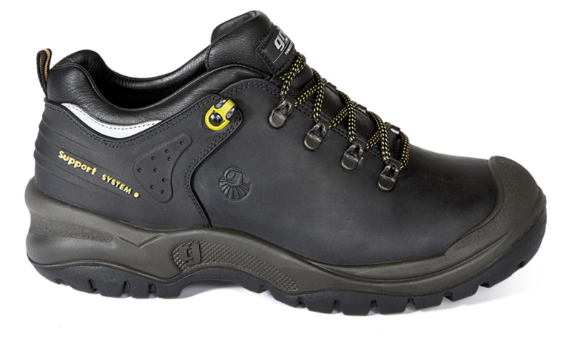 Grisport Safety 70216 L / 33131 Laag S3 Leer Gevoerd - Zwart