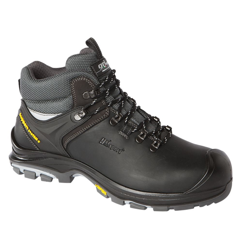 Grisport Safety Yucon / 33506 Hoog S3 - Zwart/Grijs