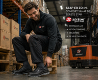 Sixton 83201-02 Lugano Laag + KN S3 - Zwart/Grijs