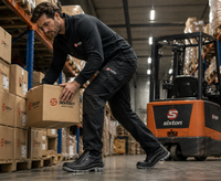 Sixton 83201-02 Lugano Laag + KN S3 - Zwart/Grijs