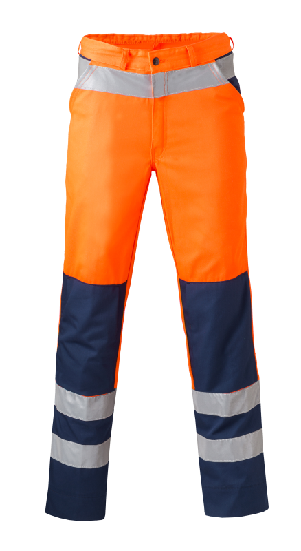 Havep High Visibility Broek 8410 - Fluo oranje/Marineblauw CA7