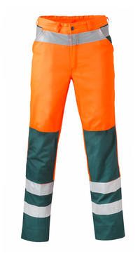 Havep High Visibility Broek 8410 - Fluo oranje/Marineblauw CA7