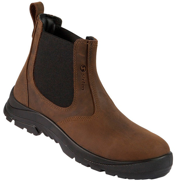 Sixton 10349-01 Dealer Hoog S3 - Bruin/Zwart