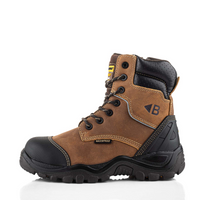 BuckBootz Schoen BSH008WPNM Hoog S3 + KN - Bruin