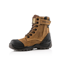 BuckBootz Schoen BSH008WPNM Hoog S3 + KN - Bruin