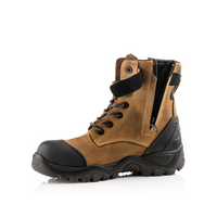 BuckBootz Schoen BSH008WPNM Hoog S3 + KN - Bruin